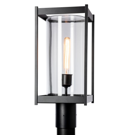 A large image of the Hubbardton Forge 342021 Coastal Black / Clear