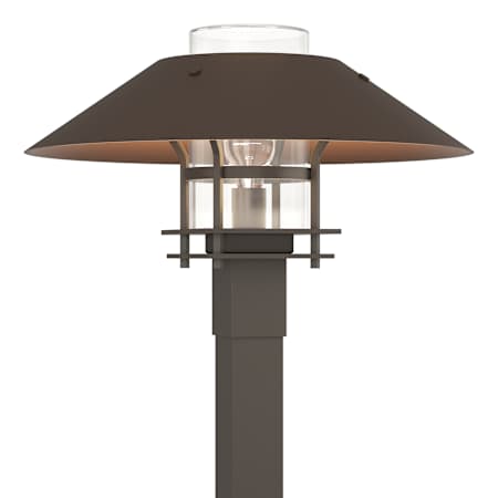A large image of the Hubbardton Forge 344227 Coastal Dark Smoke / Coastal Bronze / Clear