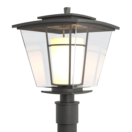 A large image of the Hubbardton Forge 344820 Coastal Natural Iron / Clear