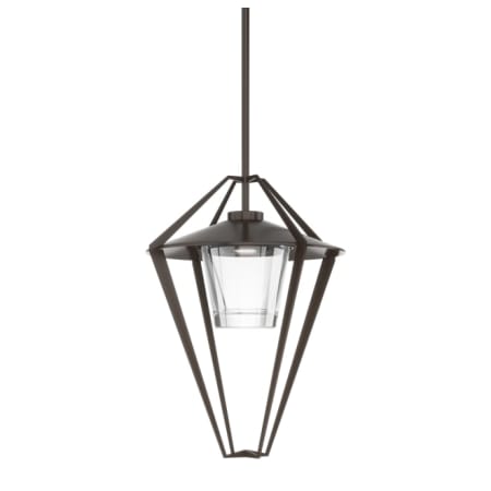 A large image of the Hubbardton Forge 362651 Coastal Bronze / Clear