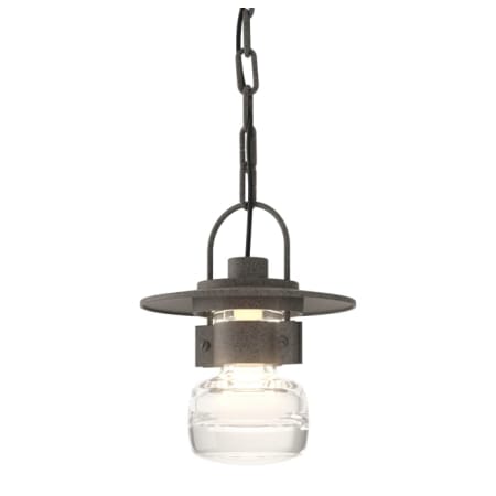 A large image of the Hubbardton Forge 363001 Coastal Natural Iron / Clear