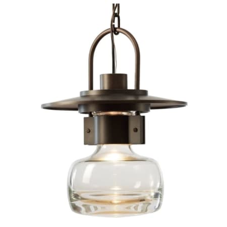 A large image of the Hubbardton Forge 363005 Coastal Oil Rubbed Bronze / Clear