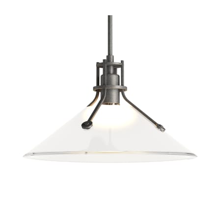 A large image of the Hubbardton Forge 363009 Coastal Natural Iron / Frosted