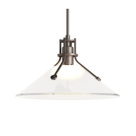 A large image of the Hubbardton Forge 363009 Coastal Dark Smoke / Frosted