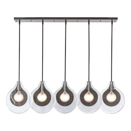 A large image of the Hubbardton Forge 401319 Oil Rubbed Bronze / Clear / Frosted