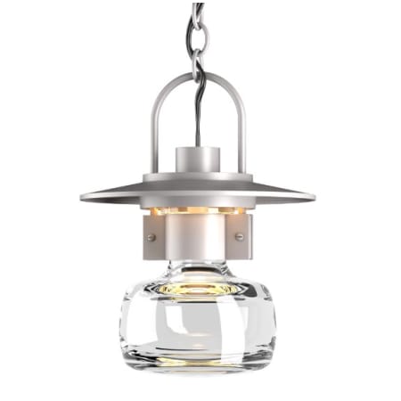 A large image of the Hubbardton Forge 363005 Coastal Burnished Steel / Clear