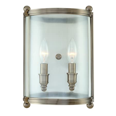 A large image of the Hudson Valley Lighting 1302 Antique Nickel