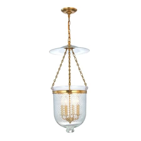 A large image of the Hudson Valley Lighting 255-C2 Aged Brass