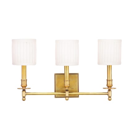 A large image of the Hudson Valley Lighting 303 Aged Brass