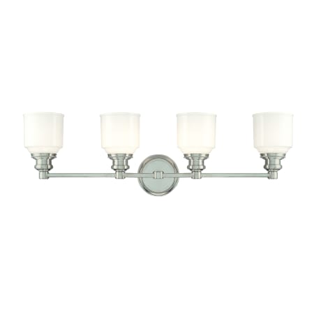 A large image of the Hudson Valley Lighting 3404 Polished Nickel