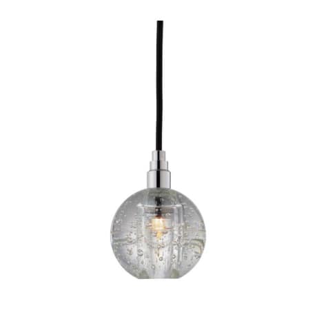 A large image of the Hudson Valley Lighting 3506-001 Polished Chrome / Black Cord