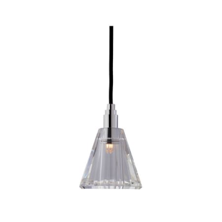 A large image of the Hudson Valley Lighting 3506-003 Polished Chrome / Black Cord