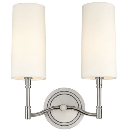 A large image of the Hudson Valley Lighting 362 Polished Nickel