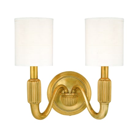 A large image of the Hudson Valley Lighting 402 Aged Brass
