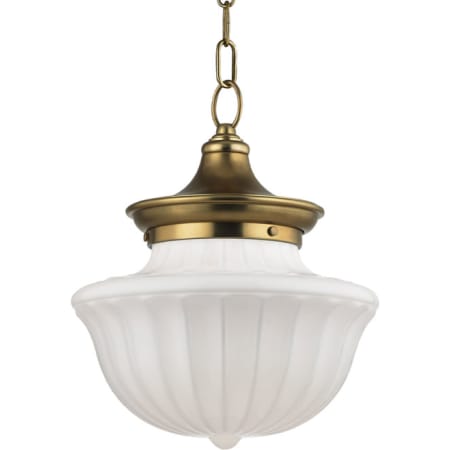 A large image of the Hudson Valley Lighting 5012 Aged Brass