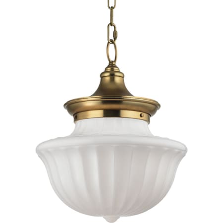 A large image of the Hudson Valley Lighting 5015 Aged Brass