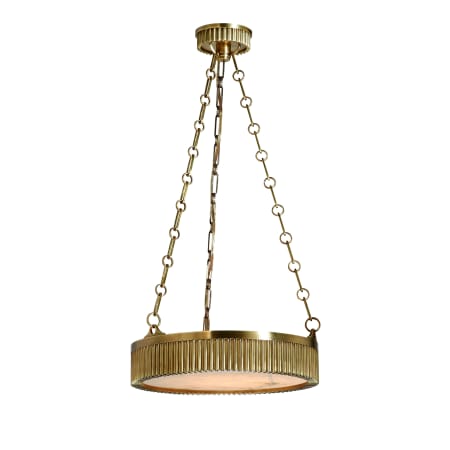 A large image of the Hudson Valley Lighting 516 Aged Brass