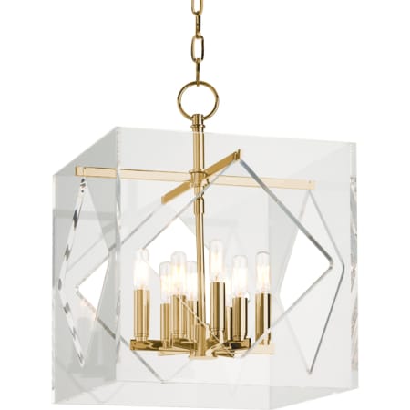 A large image of the Hudson Valley Lighting 5916 Aged Brass