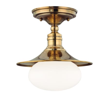A large image of the Hudson Valley Lighting 6711 Aged Brass