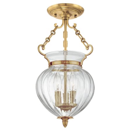 A large image of the Hudson Valley Lighting 780 Aged Brass