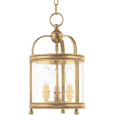 A large image of the Hudson Valley Lighting 7809 Aged Brass