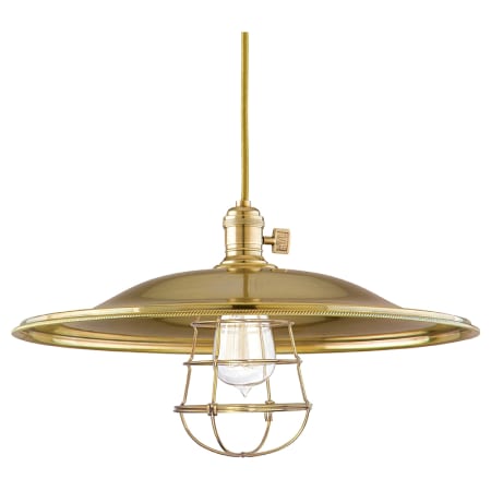 A large image of the Hudson Valley Lighting 8001-ML2-WG Aged Brass