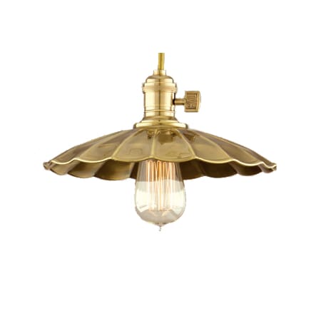 A large image of the Hudson Valley Lighting 8001-MS3 Aged Brass