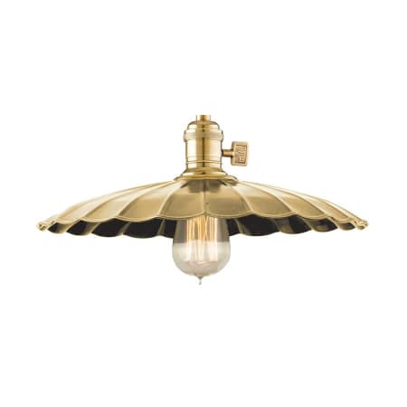 A large image of the Hudson Valley Lighting 8001-ML3 Aged Brass