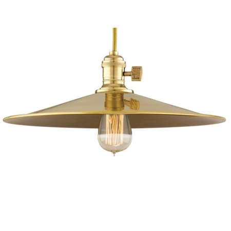 A large image of the Hudson Valley Lighting 8001-MS1 Aged Brass