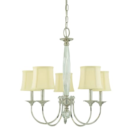 A large image of the Hudson Valley Lighting 1815 Polished Nickel