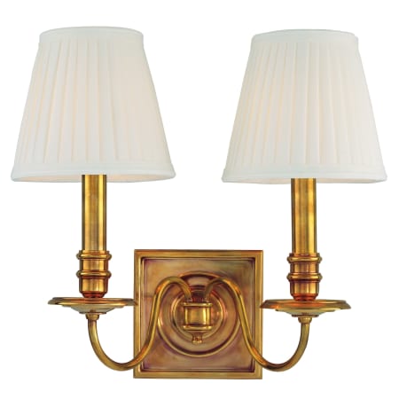 A large image of the Hudson Valley Lighting 202 Aged Brass