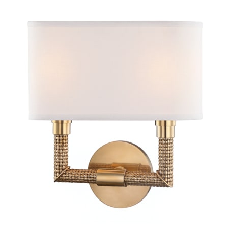 A large image of the Hudson Valley Lighting 1022 Aged Brass