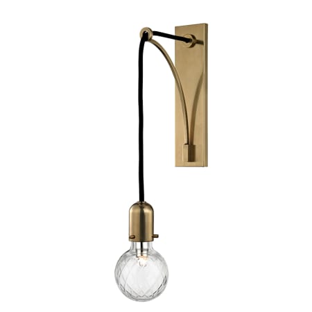 A large image of the Hudson Valley Lighting 1101 Aged Brass
