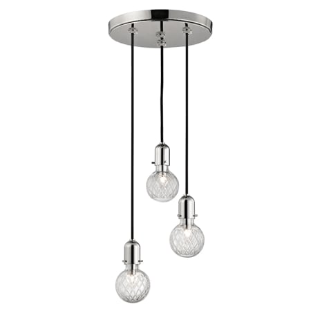 A large image of the Hudson Valley Lighting 1103 Polished Nickel