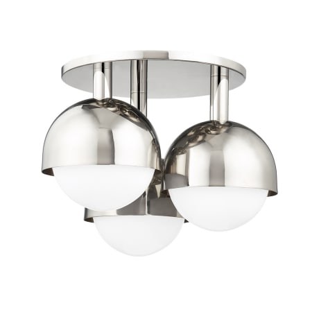 A large image of the Hudson Valley Lighting 1203 Polished Nickel