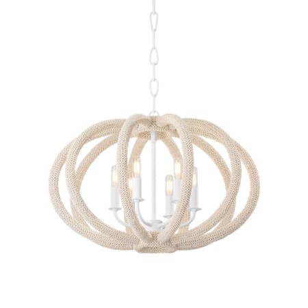 A large image of the Hudson Valley Lighting 1206 White Plaster