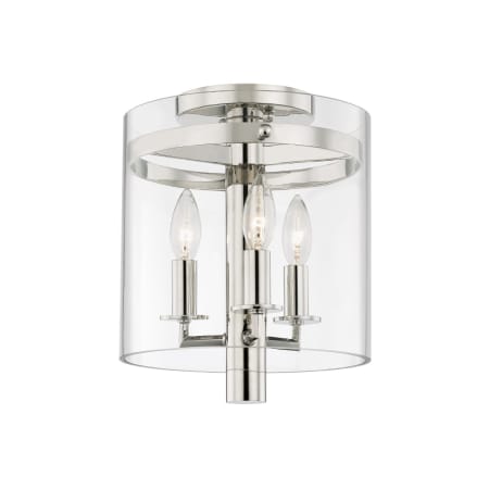 A large image of the Hudson Valley Lighting 1303 Polished Nickel