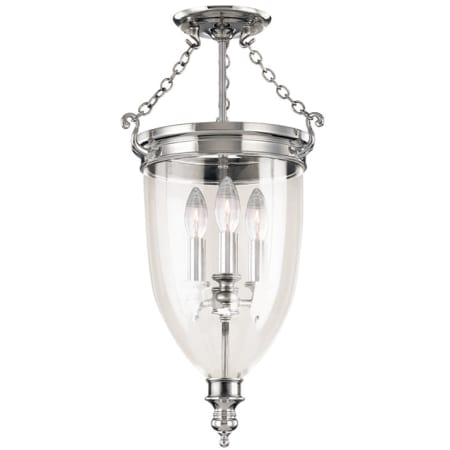 A large image of the Hudson Valley Lighting 141 Polished Nickel