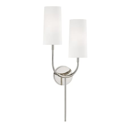 A large image of the Hudson Valley Lighting 1422 Polished Nickel