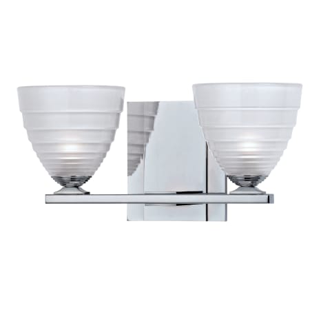 A large image of the Hudson Valley Lighting 1442 Polished Chrome
