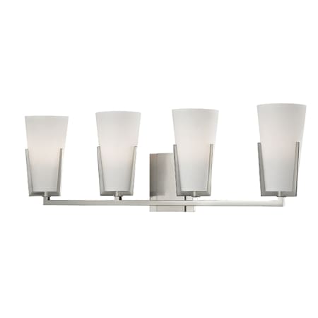 A large image of the Hudson Valley Lighting 1804 Satin Nickel