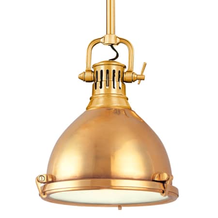 A large image of the Hudson Valley Lighting 2211 Aged Brass