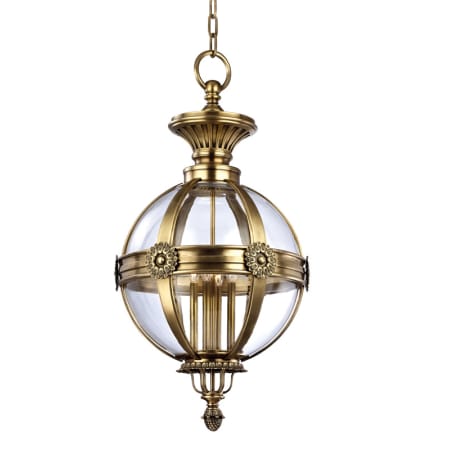 A large image of the Hudson Valley Lighting 2320 Aged Brass