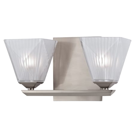 A large image of the Hudson Valley Lighting 2432 Satin Nickel