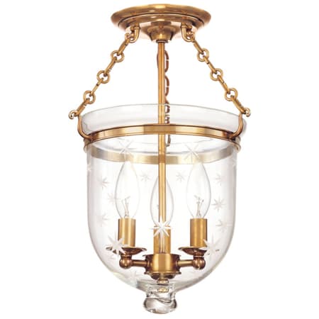 A large image of the Hudson Valley Lighting 251-C3 Aged Brass