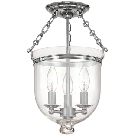 A large image of the Hudson Valley Lighting 251-C1 Polished Nickel