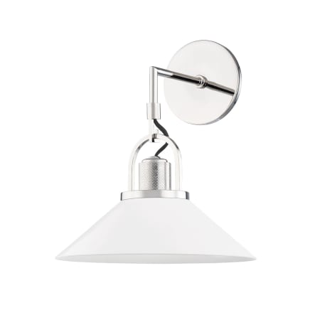 A large image of the Hudson Valley Lighting 2601 Polished Nickel / White