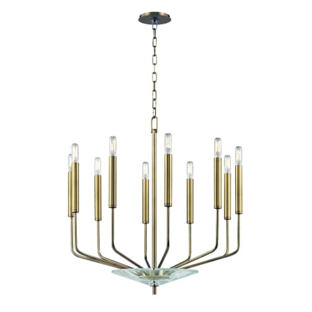 A large image of the Hudson Valley Lighting 2610 Aged Brass
