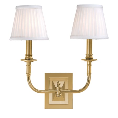 A large image of the Hudson Valley Lighting 2702 Aged Brass