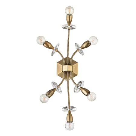 A large image of the Hudson Valley Lighting 2706 Aged Brass